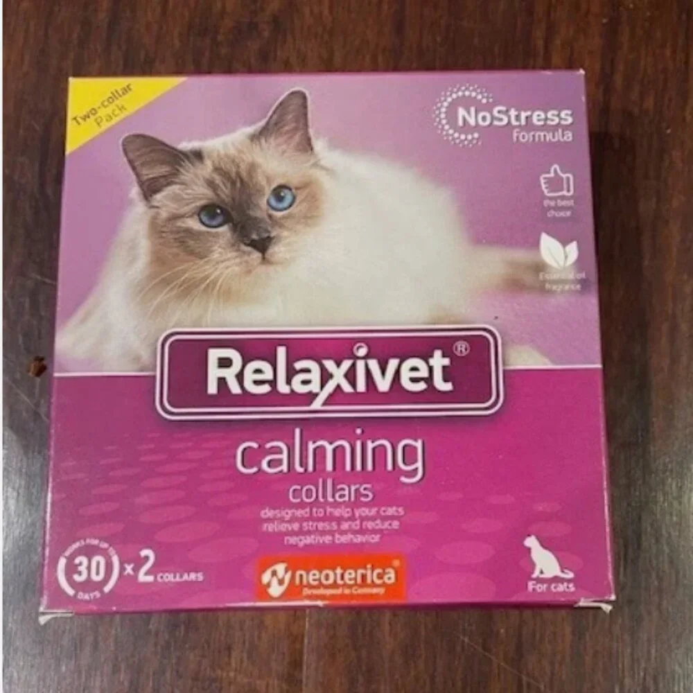 Cat Calming Collar Pet Anti Anxiety Products Feline Calm Pheromones Collars 2 Pc